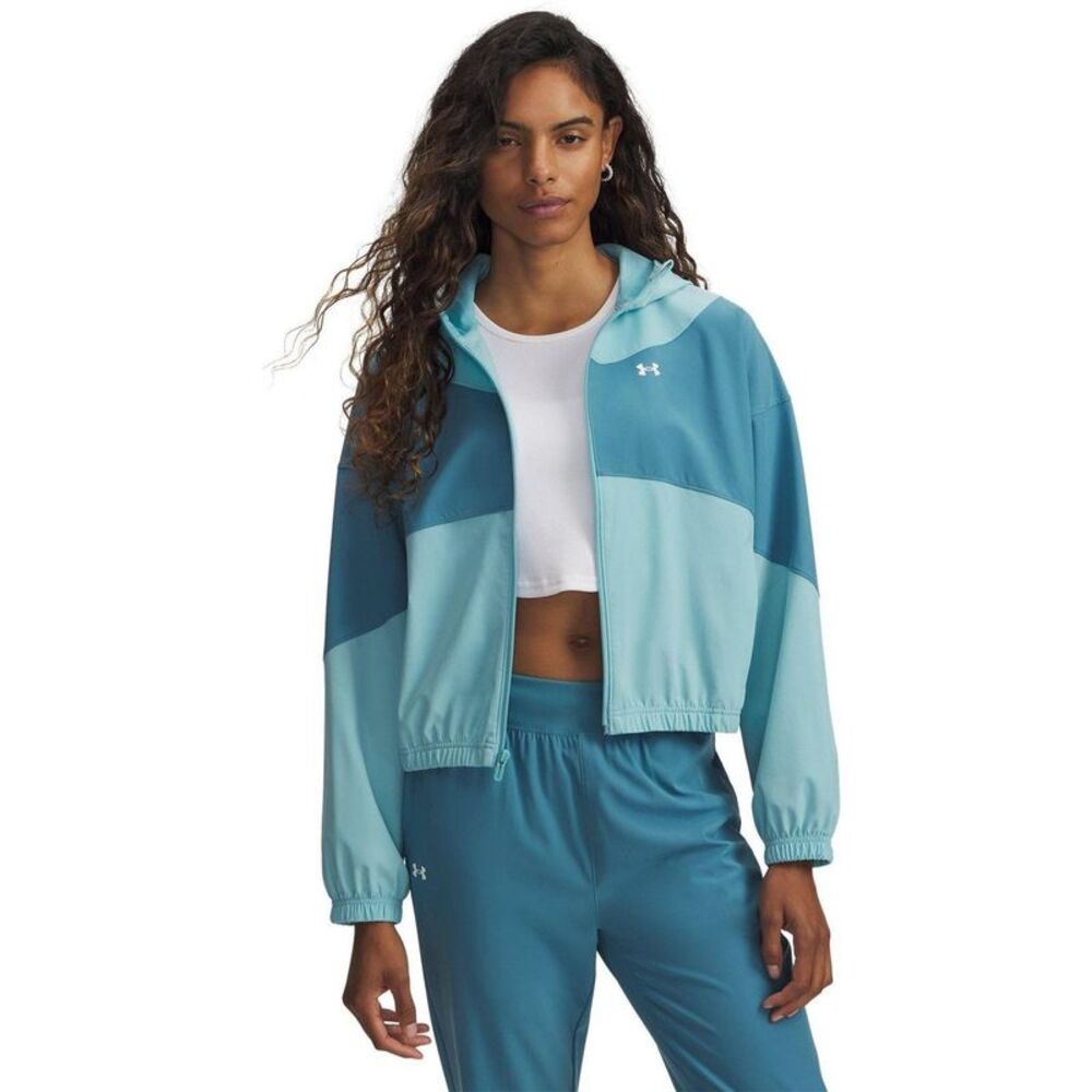 Under Armour Womens/Ladies Rival Woven Track Jacket / Blue/White